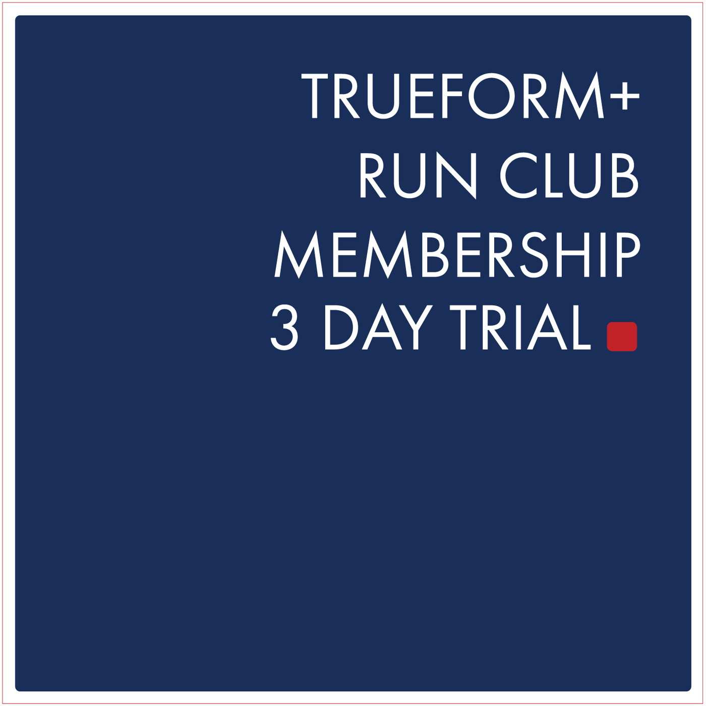 TRUEFORM.PLUS Run Club - Free Trial Available